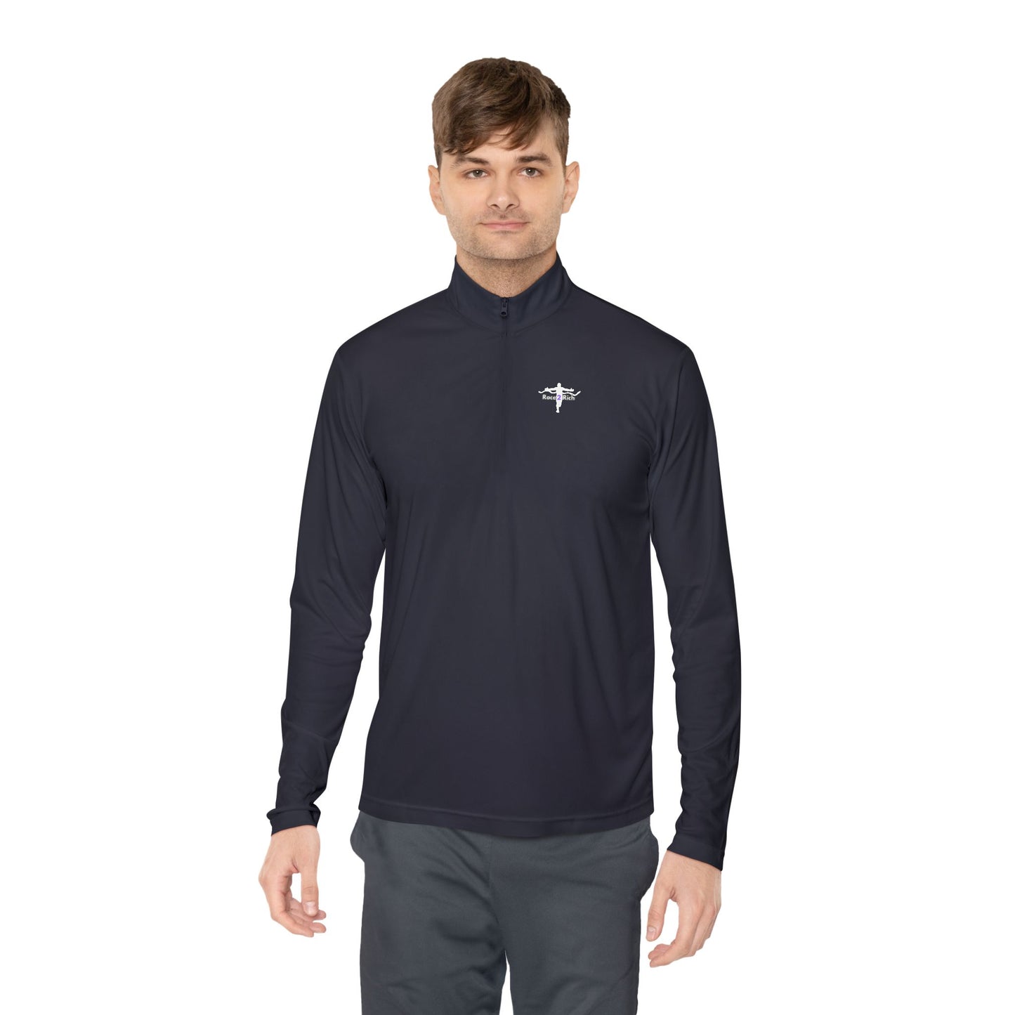 "Job's Not Finished" Unisex Quarter-Zip Pullover