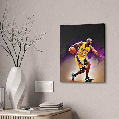 Ignite the Mamba Mentality: Kobe Bryant Oil Painting