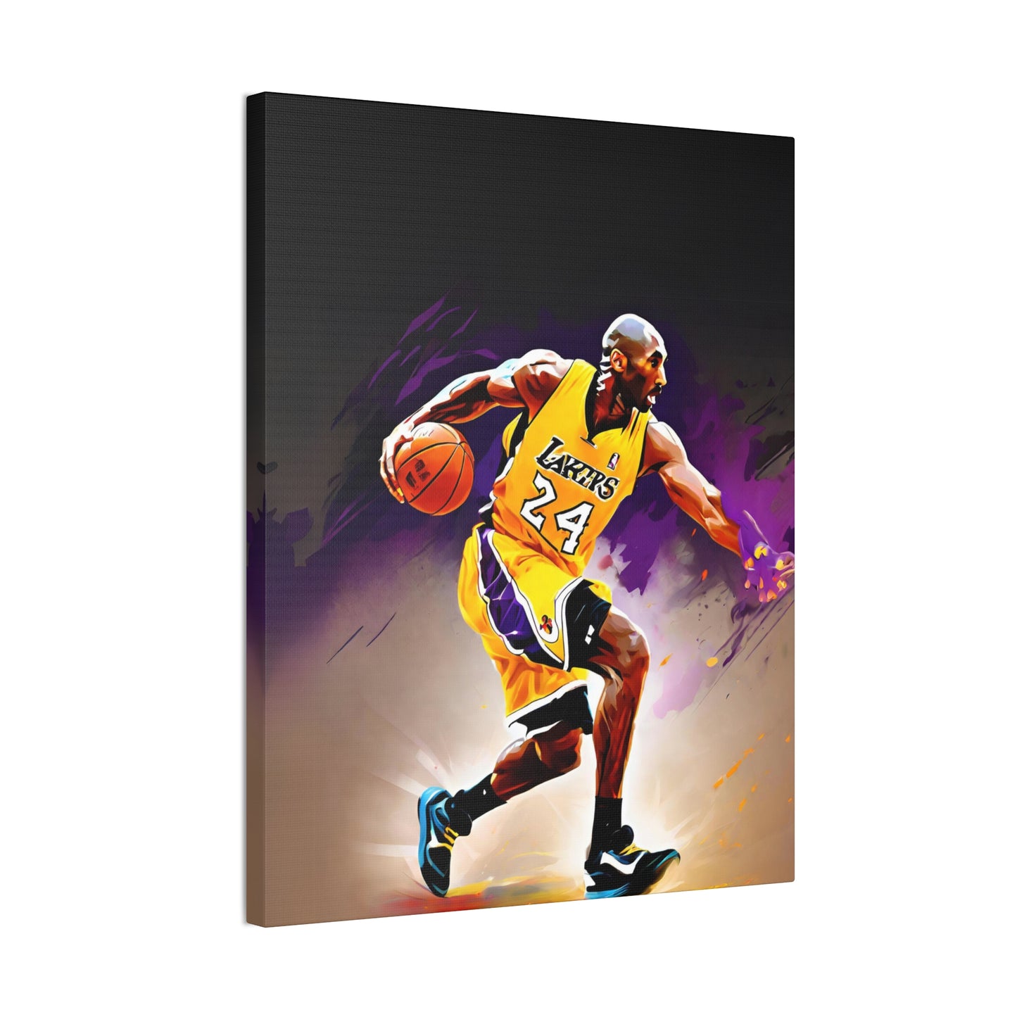 Ignite the Mamba Mentality: Kobe Bryant Oil Painting