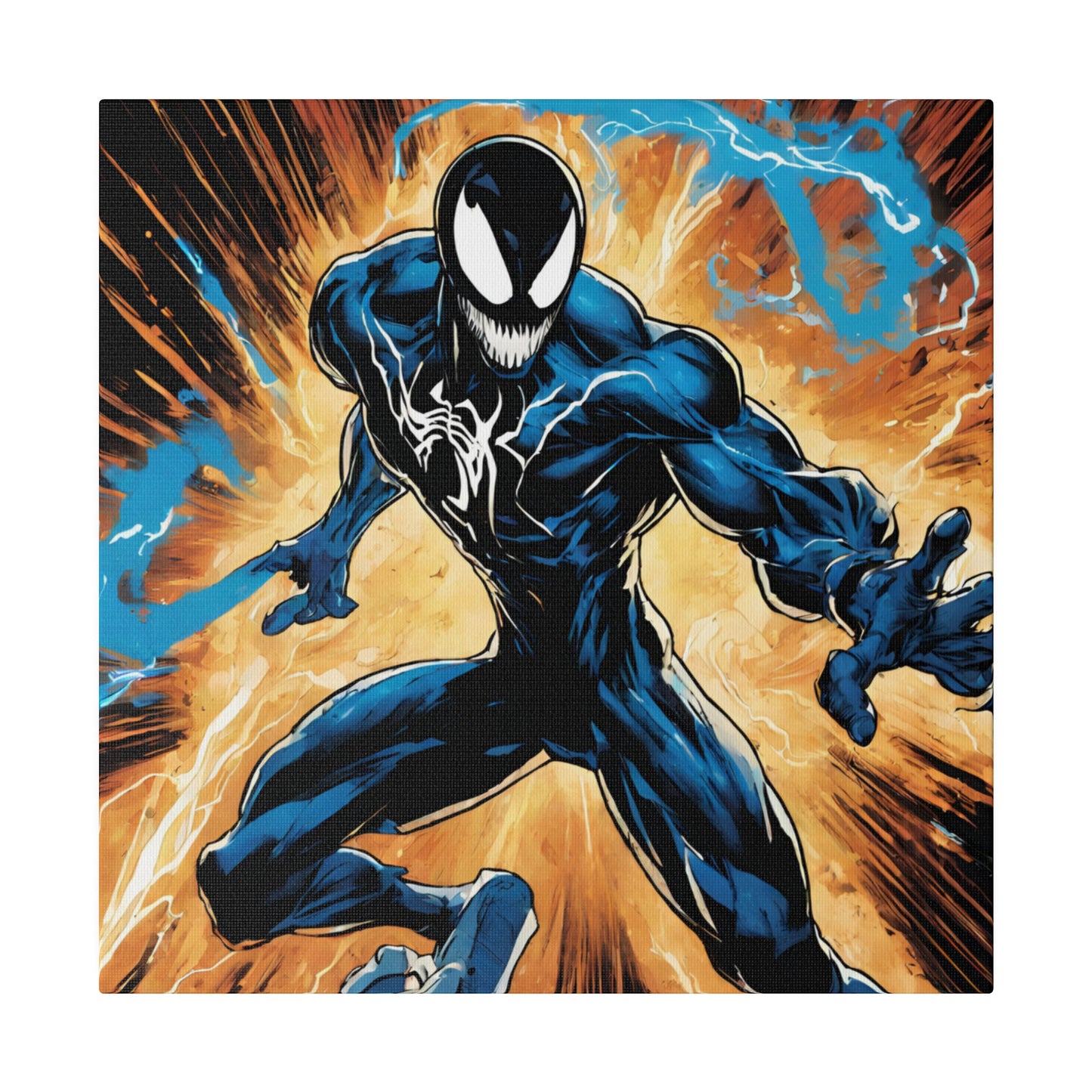 Unleash the Anti-Hero: Venom Oil Painting (Museum-Quality Print)