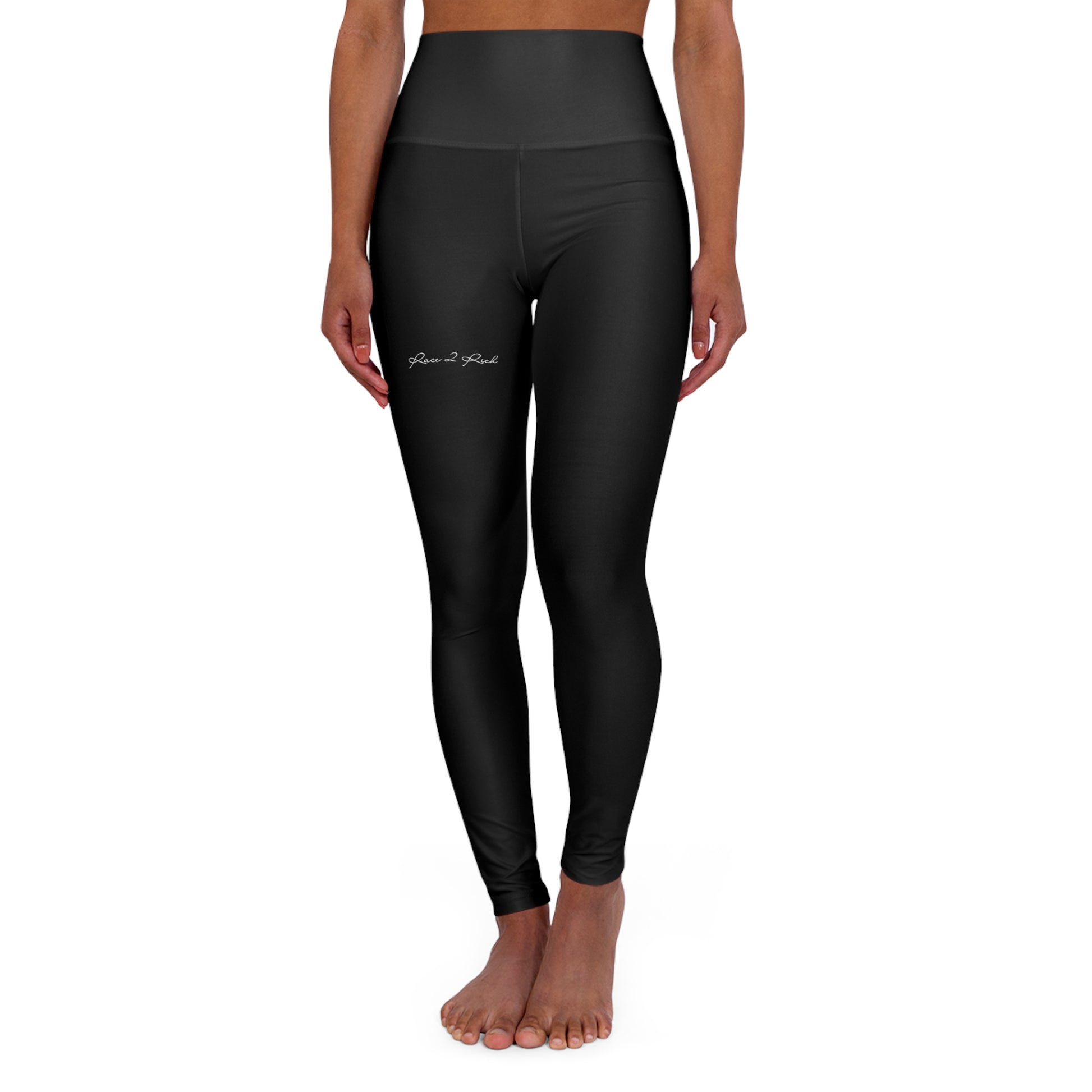 AS ROSE RICH Workout Leggings for Women with 2 Side Pockets High