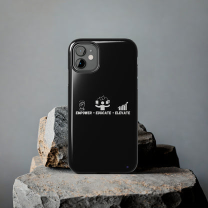 Empower Educate Elevate iPhone Case