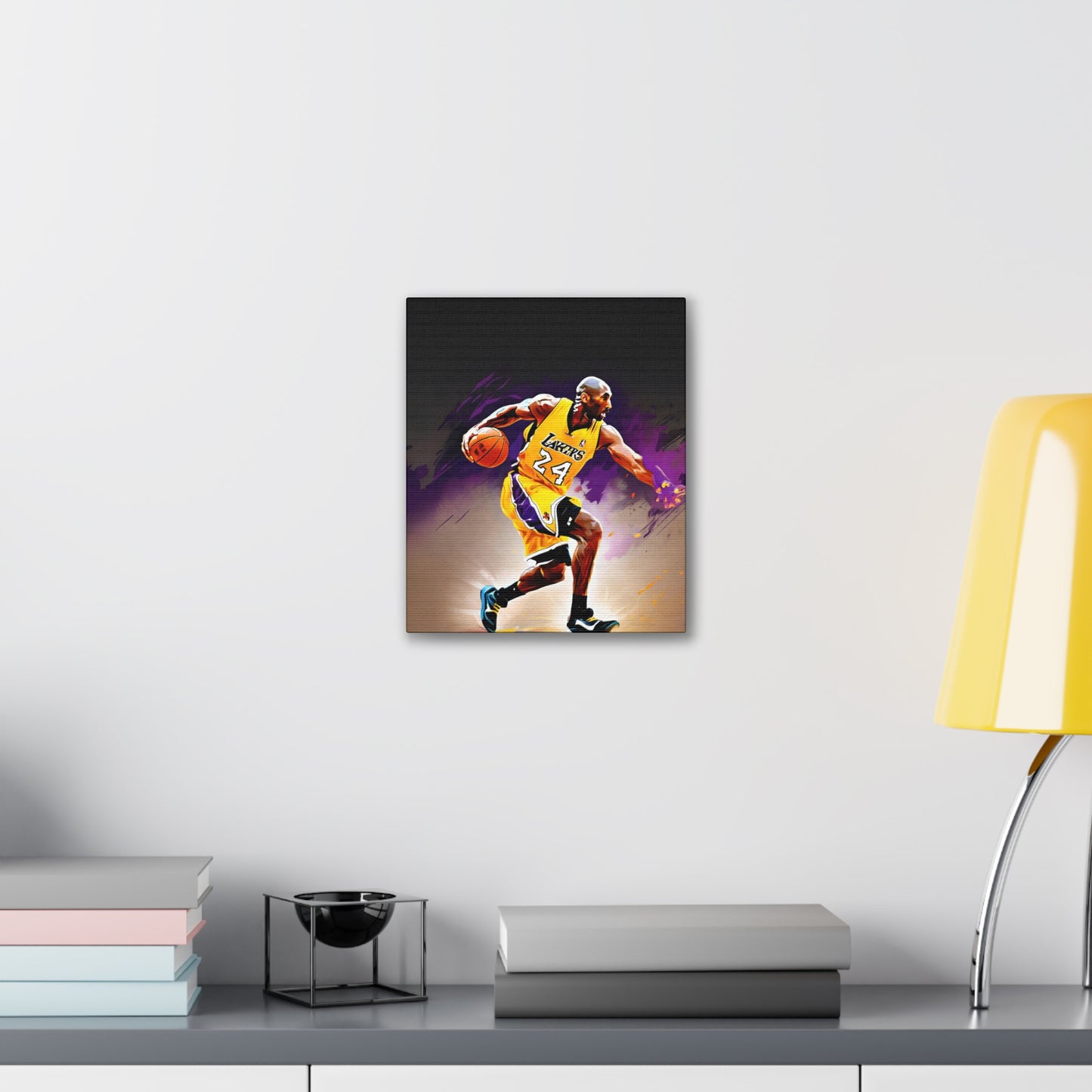 Ignite the Mamba Mentality: Kobe Bryant Oil Painting