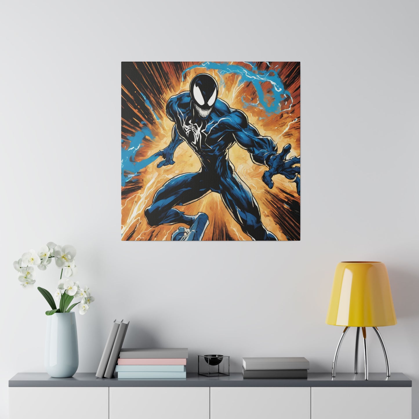 Unleash the Anti-Hero: Venom Oil Painting (Museum-Quality Print)