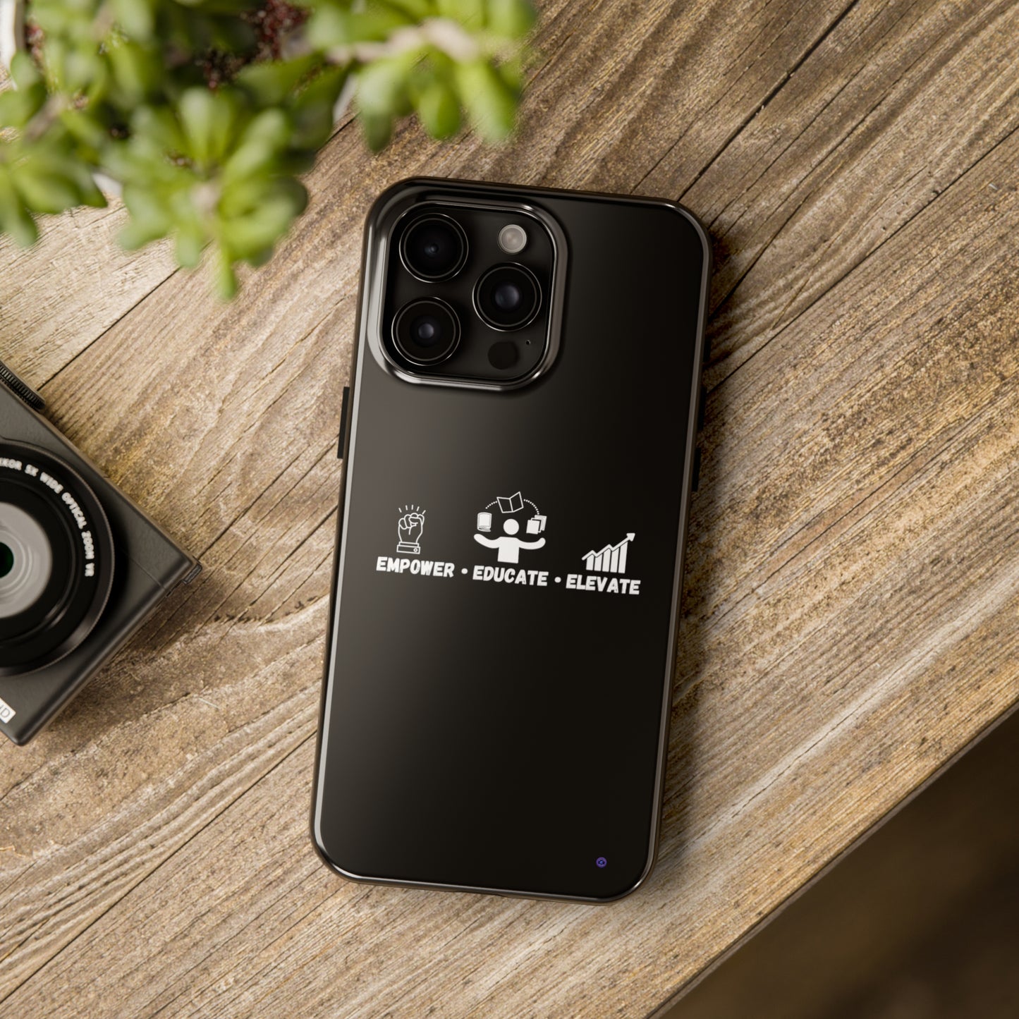 Empower Educate Elevate iPhone Case