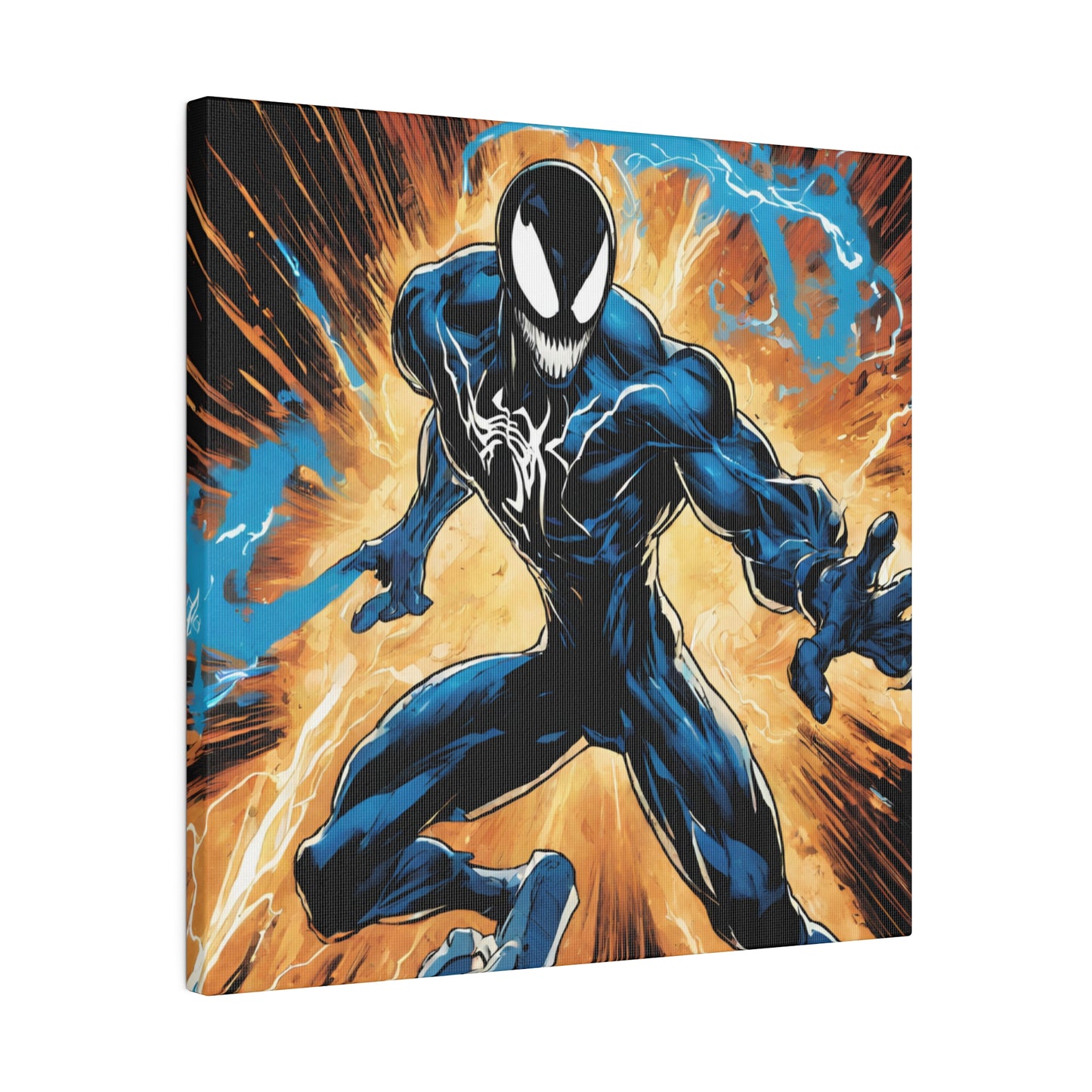 Unleash the Anti-Hero: Venom Oil Painting (Museum-Quality Print)