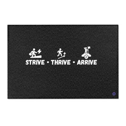 Strive Thrive Arrive Motivational Area Rug