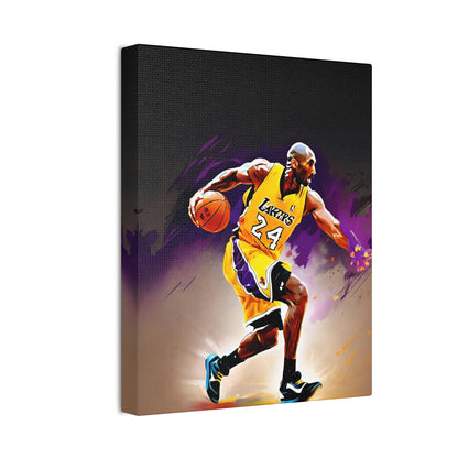 Ignite the Mamba Mentality: Kobe Bryant Oil Painting