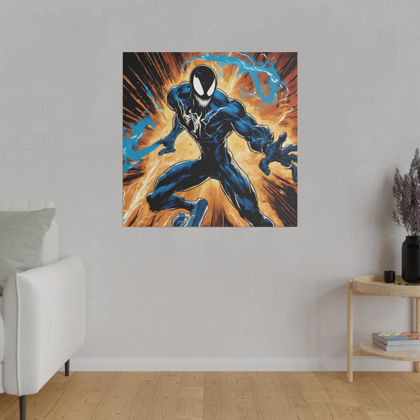 Unleash the Anti-Hero: Venom Oil Painting (Museum-Quality Print)