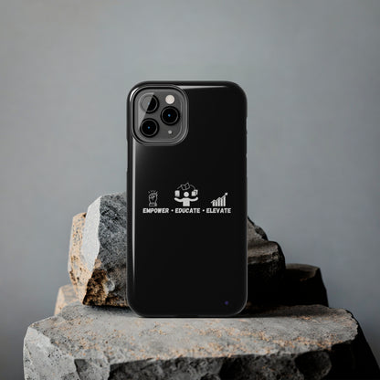 Empower Educate Elevate iPhone Case