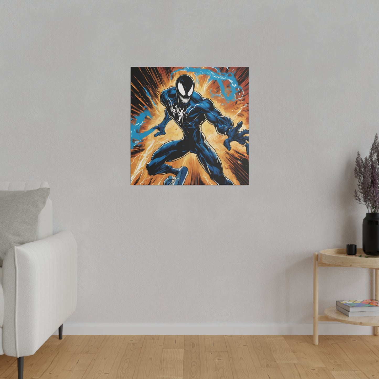 Unleash the Anti-Hero: Venom Oil Painting (Museum-Quality Print)