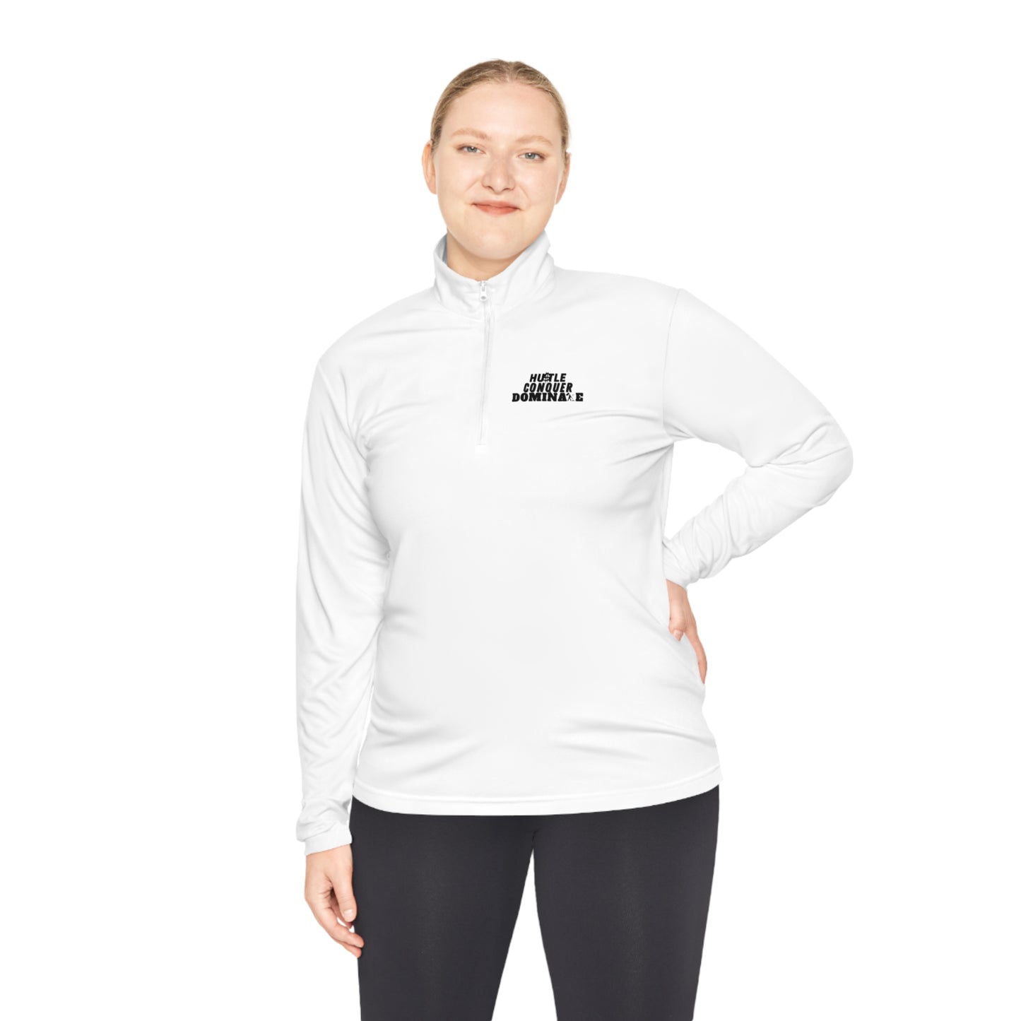 Hustle Conquer Dominate Unisex Quarter-Zip Pullover