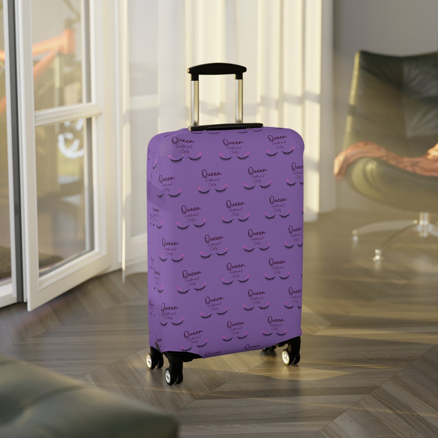 Slay the Baggage Claim with "Queen Treatment Only" Luggage Cover