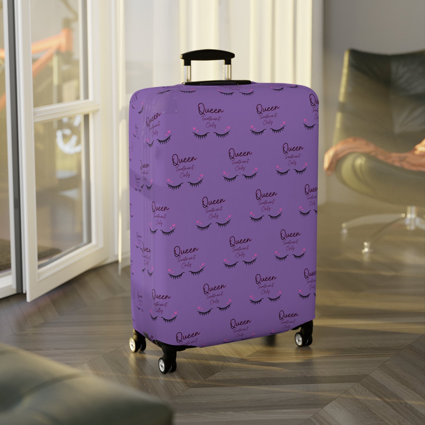 Slay the Baggage Claim with "Queen Treatment Only" Luggage Cover