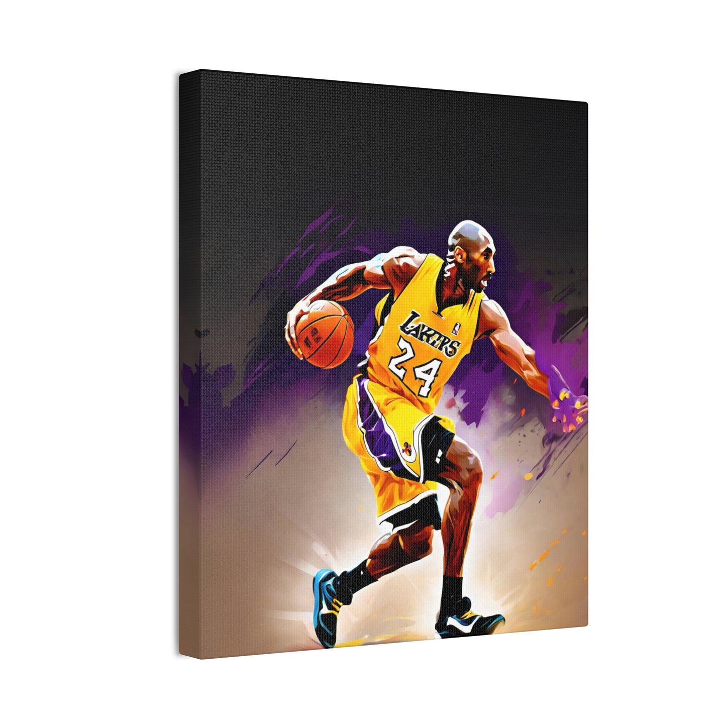 Ignite the Mamba Mentality: Kobe Bryant Oil Painting