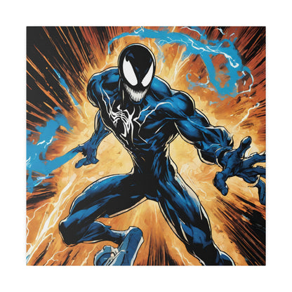 Unleash the Anti-Hero: Venom Oil Painting (Museum-Quality Print)