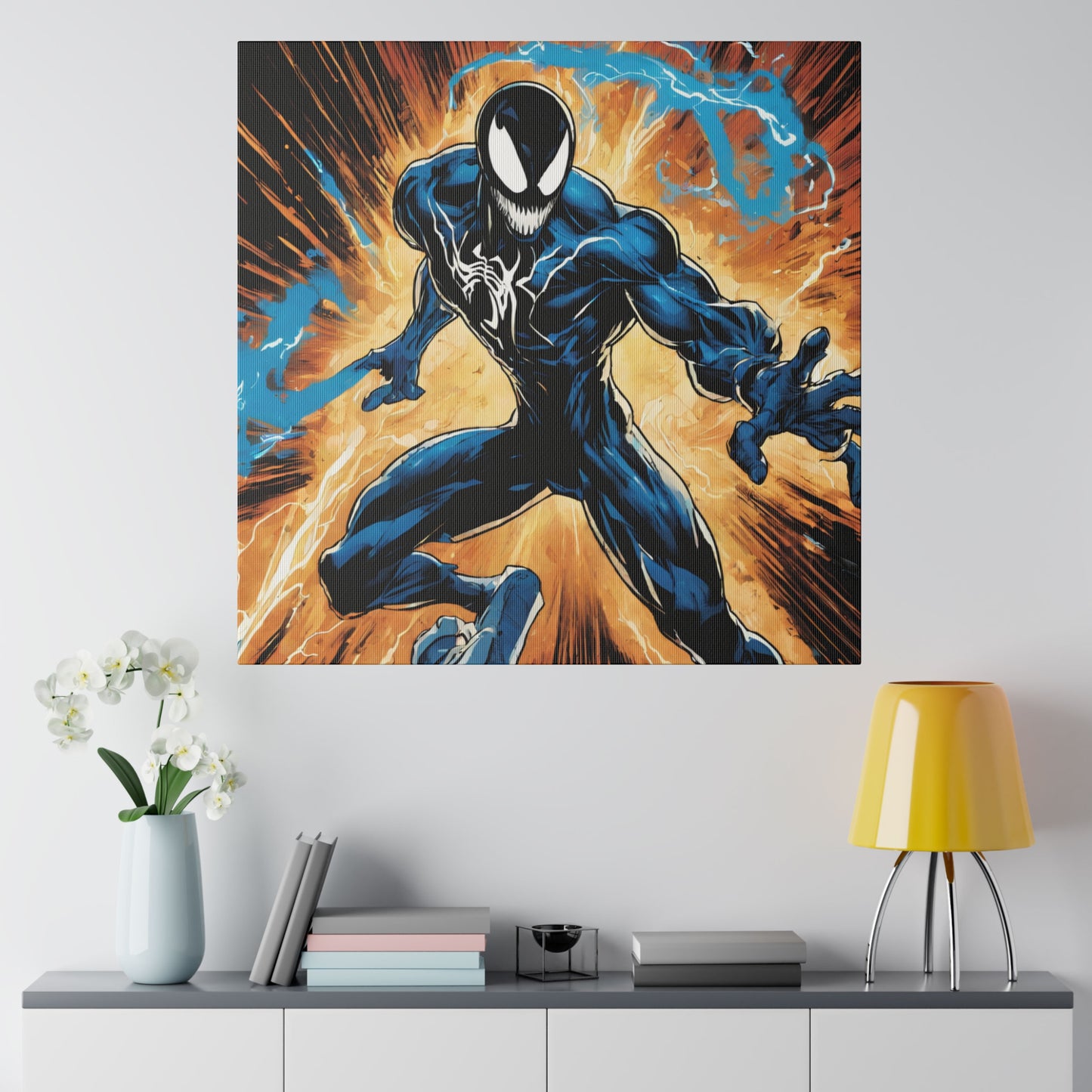 Unleash the Anti-Hero: Venom Oil Painting (Museum-Quality Print)